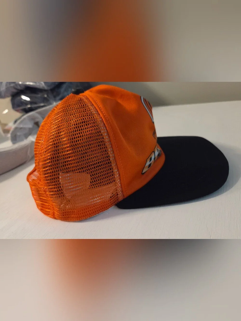 Vintage 80s 90s Cincinnati Bengals New Era Pro Design Snapback Hat Trucker Cap